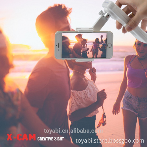X-CAM Gimbal Folding 2 Axis Handheld Stabilizer for Smartphone which Less than or Equal to 5.5inch